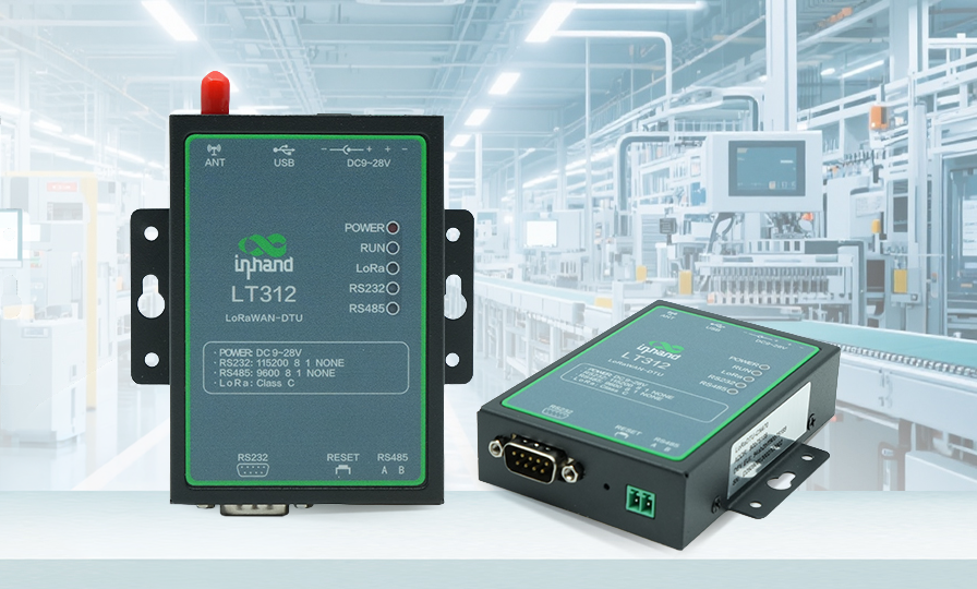 Przemysłowy terminal LoRaWAN InHand LT312